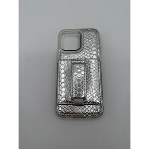 Silver Snake Pattern Phone Case
